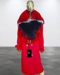 Carmen Charlott Alcantara Luxury Fox Fur Coat AW23