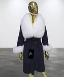 Carmen Charlott 100% ALPAKA Luxury Fox Fur Coat AW23