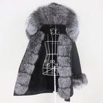 Carmen Charlott Luxury Fox Fur Parka AW20