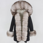 Carmen Charlott Luxury Fox Fur Parka AW20