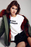 Carmen Charlott Jacket Green - Multicolor Fur