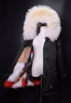 Carmen Charlott Black Collection - Fox Fur Parka