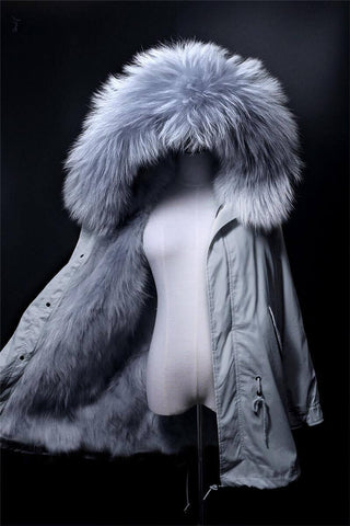 Carmen Charlott Black Collection - Fox Fur Parka