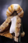 Carmen Charlott Black Collection - Gold Fox Fur Parka