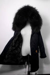 Carmen Charlott White Collection - Fox Fur Parka