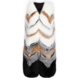 Carmen Charlott Luxury Fox Fur Vest - AW19