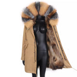 Carmen Charlott Fox Fur Edition Parka Beige AW21