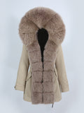Carmen Charlott Luxury Fox Fur Parka AW22