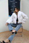 Carmen Charlott Luxury Fox Fur Jacket Wonderland AW22