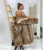 Carmen Charlott Luxury Coat Raccon Fur Dreams AW22