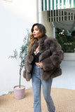 Carmen Charlott Luxury Fox Fur Coat Teddy AW22