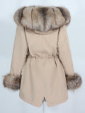 Carmen Charlott Luxury Fox Fur Parka AW22