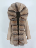 Carmen Charlott Luxury Fox Fur Parka AW22