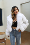 Carmen Charlott Luxury Fox Fur Jacket Wonderland AW22