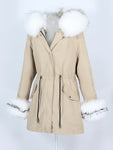 Carmen Charlott Luxury Fox Fur Parka AW22