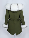 Carmen Charlott Luxury Fox Fur Parka AW22