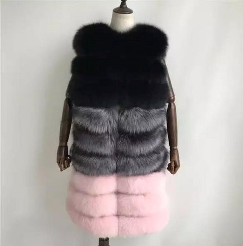 Carmen Charlott Fox Fur Vest - 3 Colors